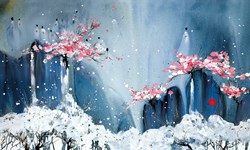 The Arrival by Danielle O'Connor Akiyama - Limited Edition Glazed Box Canvas sized 40x24 inches. Available from Whitewall Galleries